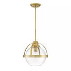 Product Image 2 for Pendleton Warm Brass 1 Light Pendant from Savoy House 