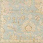 Product Image 2 for Antalya Hand-Knotted Wool Sage / Light Blue Rug - 9' x 12' from Surya