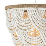 Product Image 5 for Lorelei White Wood-Bead Chandelier from Regina Andrew Design