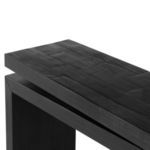 Product Image 8 for Matthes Pine Rectangle Console Table - Aged Black Pine from Four Hands