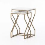 Product Image 7 for Denni Nesting Tables Matte Brass from Four Hands