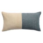 Product Image 1 for Neem X Abdul Handmade Solid Natural / Blue Pillow from Jaipur