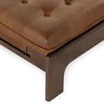 Product Image 3 for Halston Top Grain Leather Cocktail Ottoman - Heirloom Sienna from Four Hands