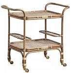 Product Image 1 for Carlo Rattan Bar Cart Table from Sika Design