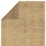 Product Image 3 for Folklore Hand-Knotted Medallion Khaki / Cream Rug 10' x 14' from Jaipur