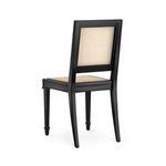Product Image 3 for Jansen Cane and Lacquered Mahogany Black Side Chair from Villa & House
