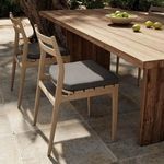 Product Image 5 for Atherton Brown Wooden Outdoor Dining Chair with Ash Cushion from Four Hands