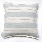 Product Image 1 for Laguna 20" Linen Accent Pillow with Insert - Ocean / Natural from Pom Pom at Home