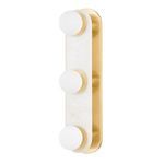 Product Image 1 for Zora 3-Light Modern Decorative Aged Brass Bath Sconce from Mitzi