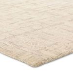 Product Image 2 for Herculean Handmade Striped Taupe / Cream Rug from Jaipur