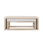 Product Image 2 for Kenneth Waterfall Coffeee Table & Nesting Bench from Worlds Away