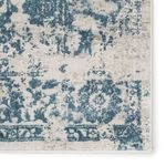Product Image 5 for Clara Floral Silver/ Blue Rug from Jaipur