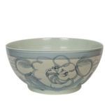 Product Image 2 for Blue & White Porcelain Bowl Twisted Flower Motif from Legend of Asia