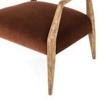 Product Image 7 for Tyler Burnt Auburn Velvet Arm Chair from Four Hands