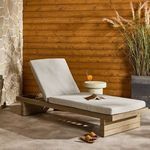 Product Image 10 for Leroy Modern Stone Grey Outdoor Chaise from Four Hands
