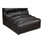 Product Image 3 for Ramsay Leather Slipper Chair - Black from Moe's
