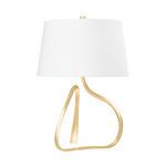 Product Image 1 for Tharold 1-Light Table Lamp - Vintage Gold Leaf from Hudson Valley
