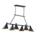 Product Image 4 for Culpepper Black Rectangular 6-Light Chandelier from Currey & Company