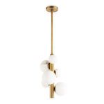 Product Image 4 for Styx Vertical Steel Pendant - Natural Brass from Regina Andrew Design
