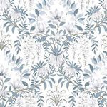 Product Image 1 for Laura Ashley Parterre Off White and Seaspray Wallpaper from Graham & Brown