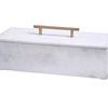 Product Image 3 for Marble Box And Lid With Metal Handle from BIDKHome