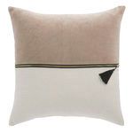 Product Image 2 for Kirat Beige/ Ivory Textured Throw Pillow 22 inch by Nikki Chu from Jaipur 
