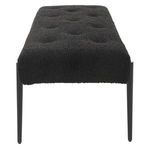 Product Image 4 for Olivier Modern Black Bench from Uttermost