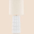 Product Image 1 for Maisie Ruffled Ceramic Table Lamp from Mitzi