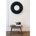 Product Image 5 for Harland Woven Leather Stool from Creative Co-Op