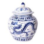 Product Image 5 for Blue & White Ginger Jar W/ Dragon Motif from Legend of Asia
