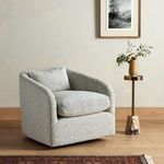 Product Image 38 for Topanga Knoll Domino Round Upholstered Swivel Accent Chair from Four Hands