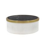 Product Image 1 for Khalid Marble Container from Worlds Away