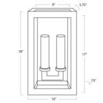 Product Image 6 for Montecito Double Arm Outdoor Sconce from Coastal Living