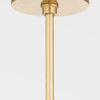 Product Image 3 for Dryden 1-Light Pendant - Aged Brass from Hudson Valley