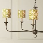 Product Image 4 for Block-Print Gold Drum Chandelier Shade from Currey & Company