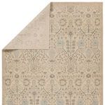 Product Image 3 for Varteni Hand Knotted Floral Ivory/Blue Rug from Jaipur 