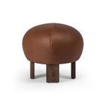 Product Image 4 for Alma Brickhouse Cognac Leather Ottoman from Four Hands