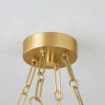 Product Image 2 for Kirby 1-Light Large Chandelier - Aged Brass from Hudson Valley
