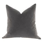 Product Image 1 for Essential Charcoal Velvet Pillow, Set of 2 from Essentials for Living