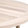 Product Image 4 for Carmel 54" Round Gray Teak Outdoor Dining Table from Essentials for Living