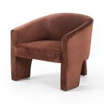Product Image 7 for Fae Small Accent Chair - Burnt Auburn Velvet from Four Hands