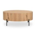 Product Image 11 for Eaton Oak and Iron Drum Coffee Table from Four Hands