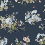 Product Image 3 for Laura Ashley Rosemore Midnight Seaspray Floral Wallpaper from Graham & Brown