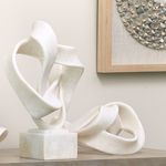 Product Image 5 for Intertwined Object On Stand In Off White Resin from Jamie Young