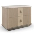 Product Image 4 for Rhythm 2-Drawer Sun Drenched Oak Nightstand from Caracole