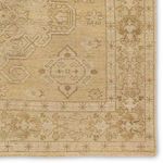 Product Image 4 for Folklore Hand-Knotted Medallion Khaki / Cream Rug 10' x 14' from Jaipur