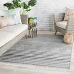 Product Image 6 for Torre Indoor / Outdoor Solid Gray / Cream Area Rug from Jaipur 