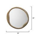 Product Image 3 for Organic Round Mirror from Jamie Young