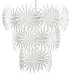 Product Image 2 for Bismarkia Large White Chandelier from Currey & Company