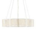 Product Image 8 for Ancroft White Scalloped Paper Twine Chandelier from Currey & Company